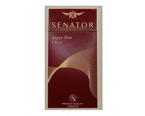 Купить Сигареты Senator Superslim Cherry (Сенатор Суперслим Вишня)